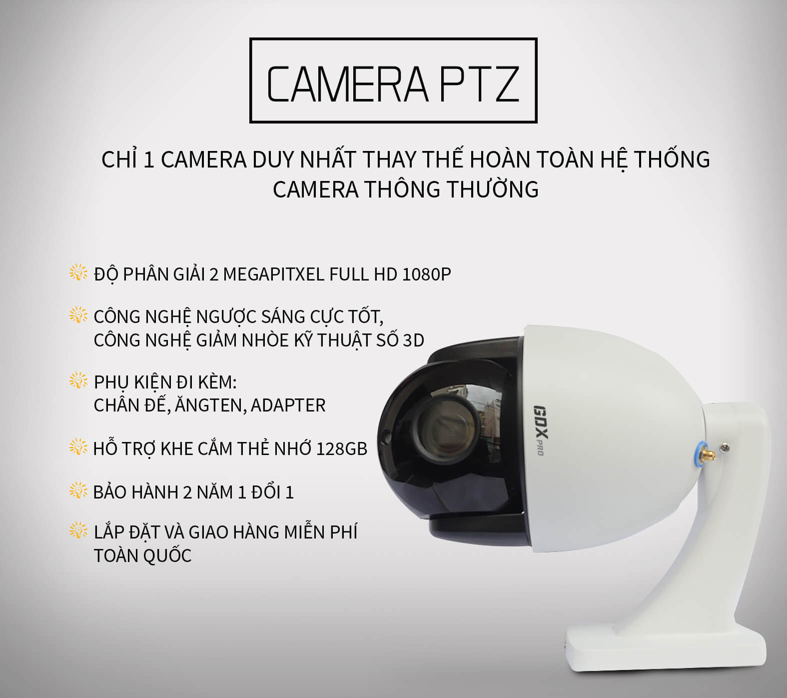 Camera PTZ GDX Pro3